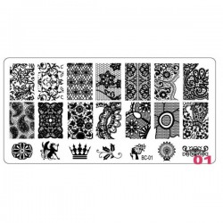 Matrita Stampila unghii #BC01